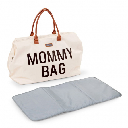 Geanta de infasat Childhome Mommy Bag Ecru [1]