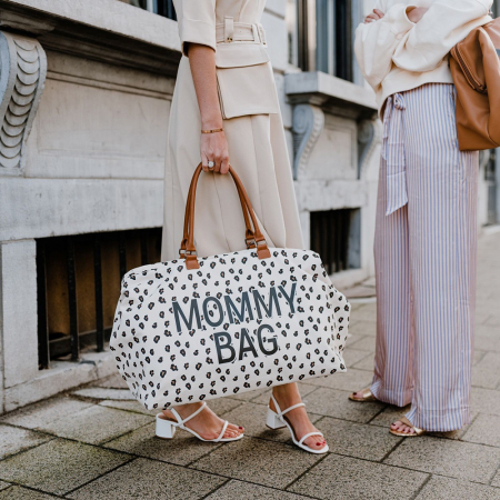 Geanta de infasat Childhome Mommy Bag Leopard-Resigilat [7]