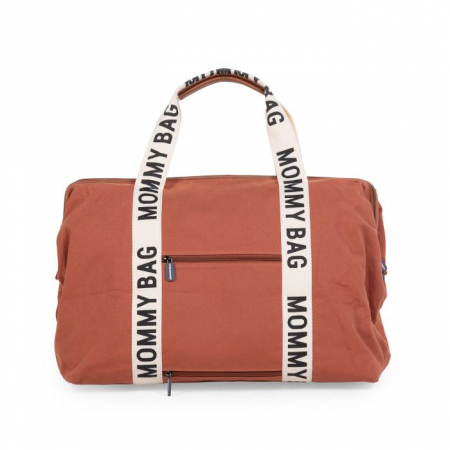 Geanta de infasat Childhome Mommy Bag Signature Ruginiu [1]