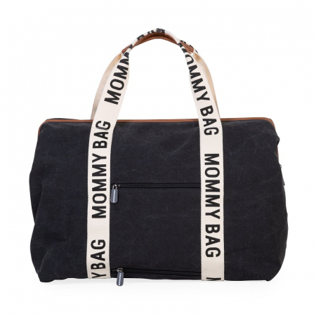 Geanta de infasat Childhome Mommy Bag Signature Negru [1]