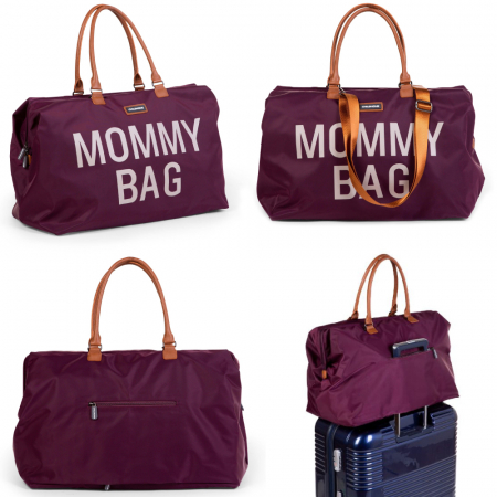 Geanta de infasat Childhome Mommy Bag Visiniu [1]