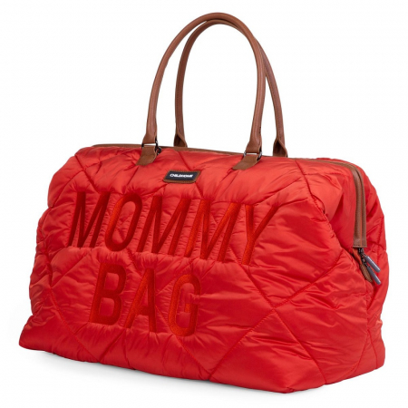 Geanta de infasat matlasata Childhome Mommy Bag Rosu [1]