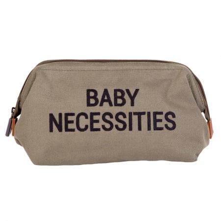 Genti bebe - Geanta de toaleta Childhome Baby Necessities Kaki