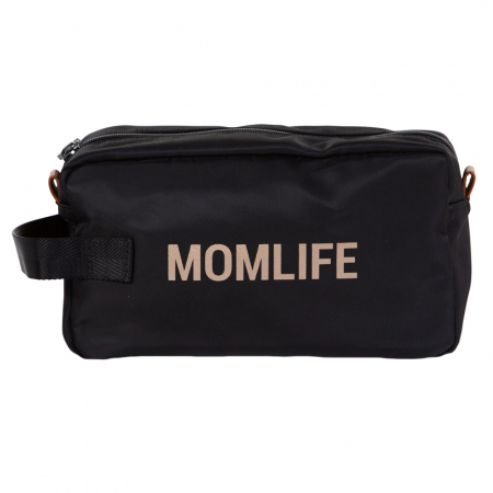 Genti bebe - Geanta de toaleta Childhome Momlife Negru