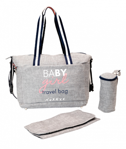 Genti bebe - Geanta duffle Baby On Board Baby Girl