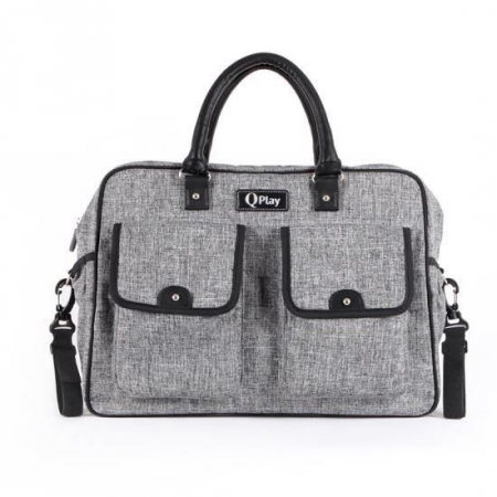 Accesorii transport copii - Geanta mamici Qplay Sylvie Gri