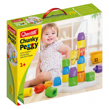 Jucarii bebelusi - Quercetti Chunky Peggy 21