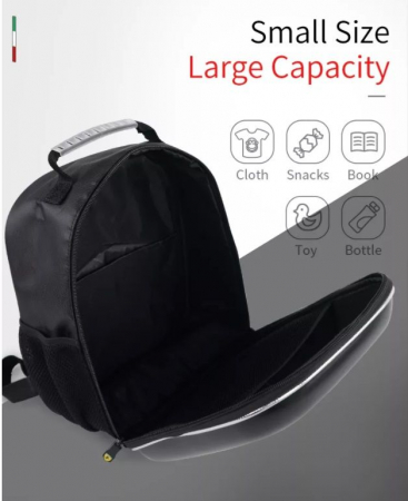 Ghiozdan Ferrari design 3D, culoare neagra [3]