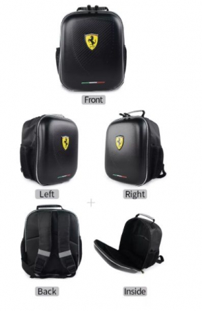 Ghiozdan Ferrari design 3D, culoare neagra [5]