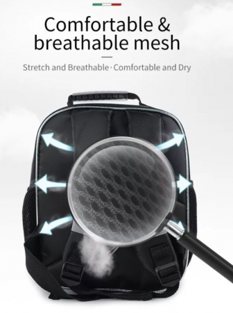 Ghiozdan Ferrari design 3D, culoare neagra [6]