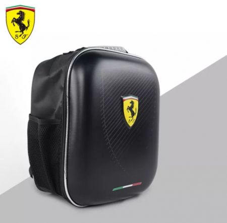 Ghiozdan Ferrari design 3D, culoare neagra [0]