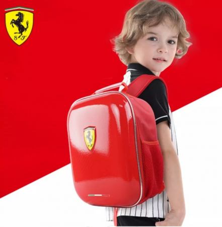 Ghiozdan Ferrari design 3D, culoare rosie [3]