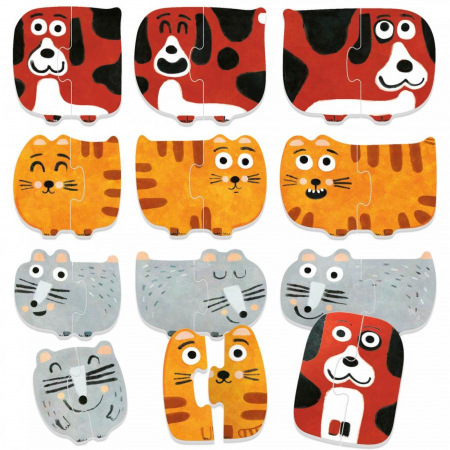 Headu Ecoplay - Puzzle-Uri Progresive - Mic Sau Mare? [1]