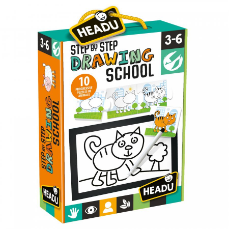 Jocuri tip puzzle - Headu Handmade Creation - Scoala De Desen Pas Cu Pas