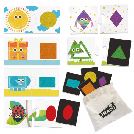 Jucarii educative - Headu - Montessori forme tactile