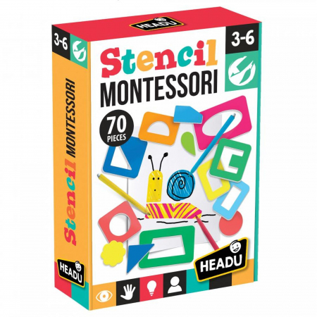 Jocuri educative - Headu Montessori - Joc Cu Sabloane