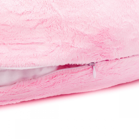 Husa blanita pentru perna de alaptare Fiki Miki colectia Mis Mat Roz 72 cm [1]