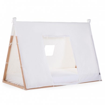 Patuturi - Husa cadru pat Tipi Childhome 90x200 cm Alb
