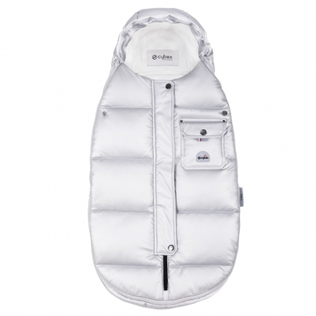 Accesorii transport copii - Husa de picioare Cybex Platinum Mini Arctic Silver