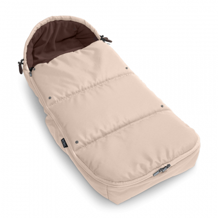 Accesorii transport copii - Husa de picioare Leclerc Polar Sand Chocolate