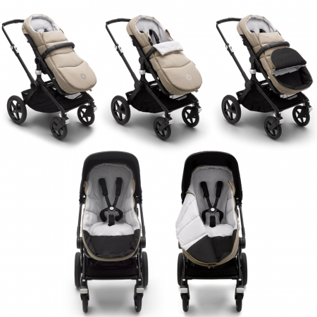 Husa de picioare universala carucior Bugaboo Dune Taupe [4]