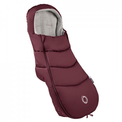 Accesorii transport copii - Husa de picioare universala carucior Bugaboo Dark Cherry-Resigilat