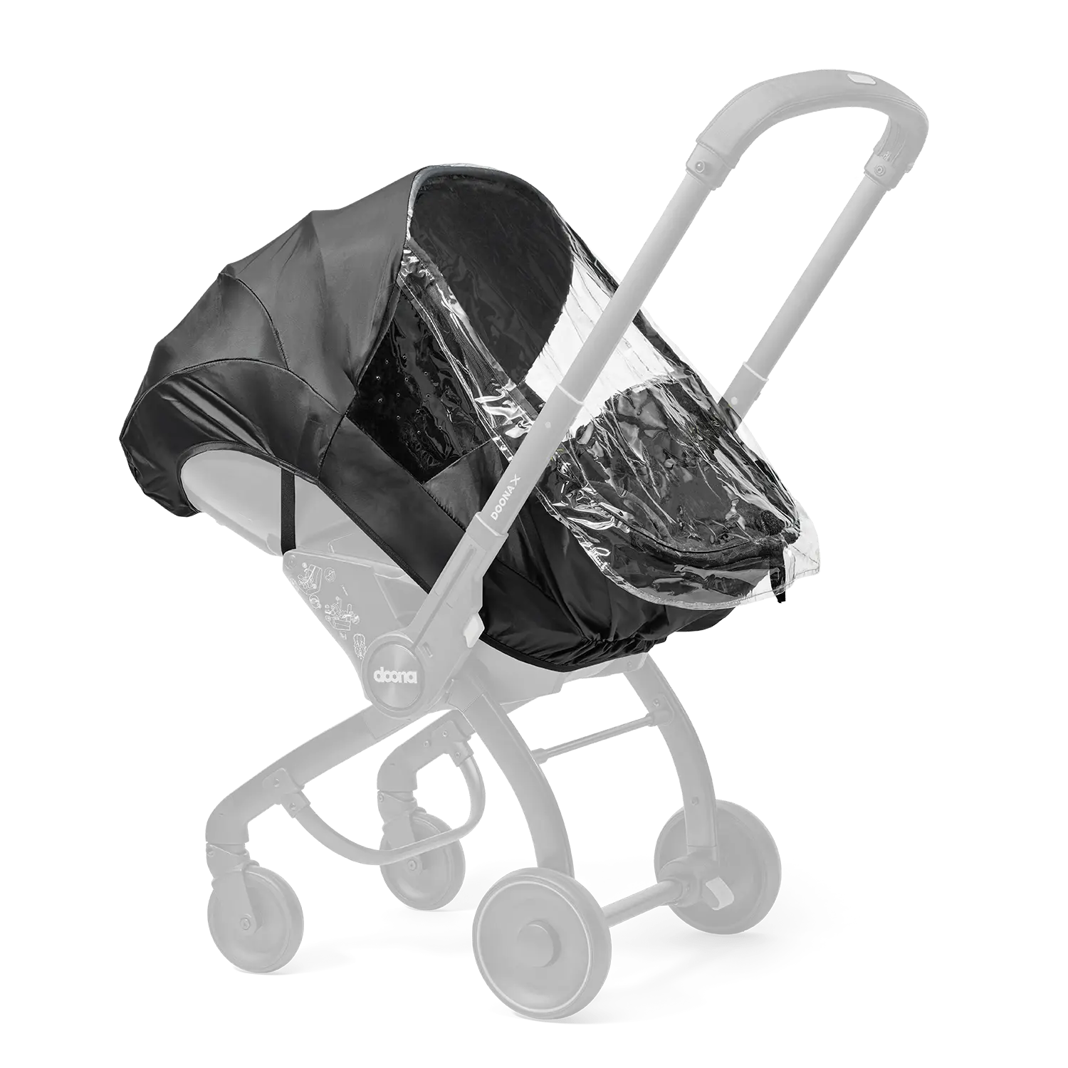 Accesorii transport copii - Husa de ploaie scoica auto Doona X