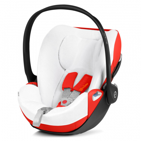 Accesorii transport copii - Husa de Vara scaun auto Cybex Cloud Z White