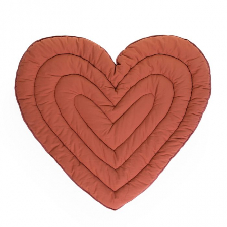 Saltele patut bebe - Salteluta de joaca Childhome 120x100 cm Inima