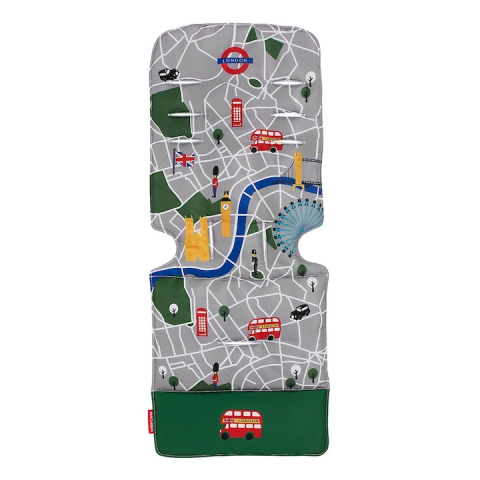 Carucioare si scaune auto - Husa reversibila London City map - Resigilat