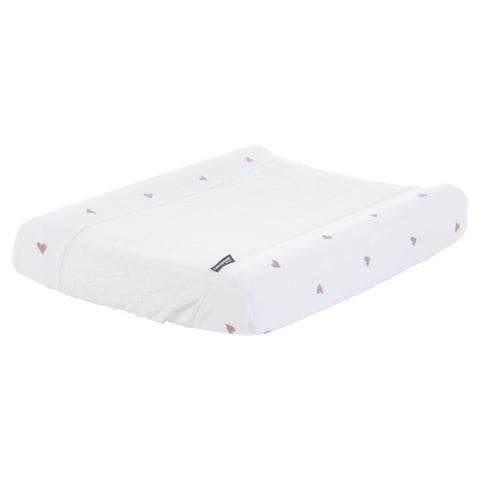 Husa saltea de infasat Childhome Jerse/Frotir Inimioare [0]