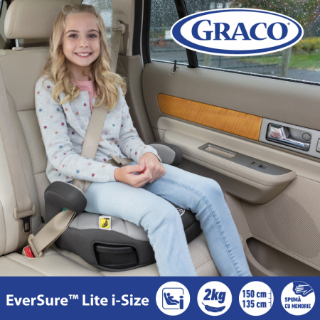 Inaltator Auto Graco EverSure Lite i-Size Navy [4]