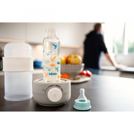 Incalzitor biberoane si sterilizator Beaba BabyMilk Second Grey [3]