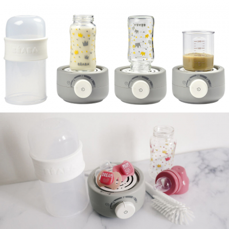 Incalzitor biberoane si sterilizator Beaba BabyMilk Second Grey [1]