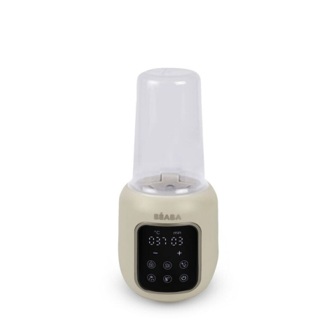 Sterilizatoare biberoane - Incalzitor si sterilizator biberoane Beaba Multi Milk Clay Earth