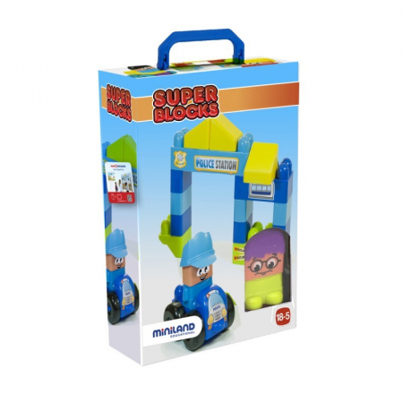 Joc constructii tematic Statie politie - Miniland [1]