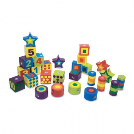Arta si creatie - Joc cu activitati Insira Margelele Melissa and Doug