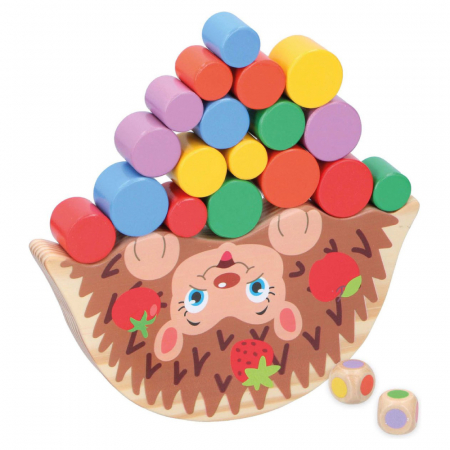 Jocuri educative - Joc de echilibru din lemn Marionette 21 piese