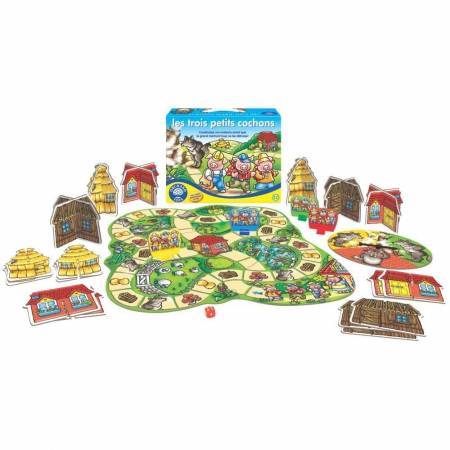 Jocuri educative - Joc de Societate Orchard Toys - Cei Trei Purcelusi 