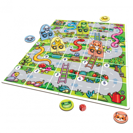Joc de societate Orchard Toys My First Snakes and Ladders [2]