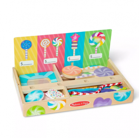 Joc din lemn pentru dezvoltarea indemanarii Acadele multicolore [1]