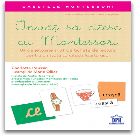 Joc DPH Invat sa citesc cu Montessori 84 de jetoane si 51 de tichete [2]