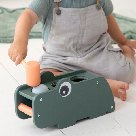 Joc educativ ciocan si bile Done by Deer Croco Green [5]