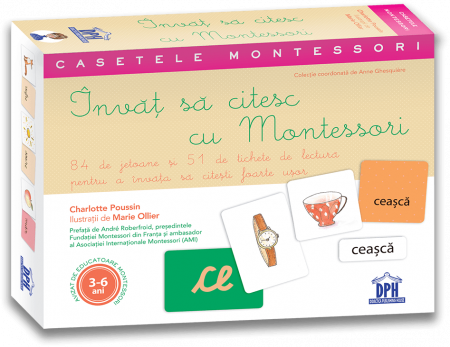 Jocuri educative - Joc Educativ DPH Casetele Montessori, Invat sa citesc cu Montessori