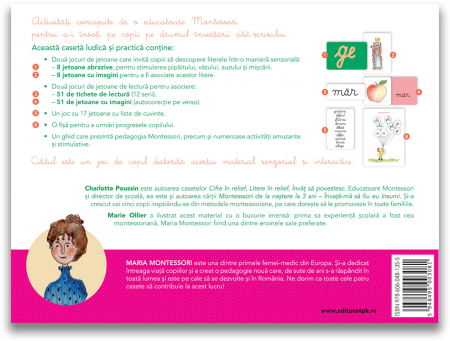 Joc Educativ DPH Casetele Montessori, Invat sa citesc cu Montessori [1]