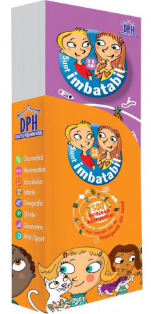 Jocuri educative - Joc educativ DPH Sunt Imbatabil intrebari si raspunsuri 8-9 ani, Volumul I