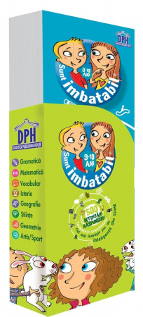 Jocuri educative - Joc educativ DPH Sunt Imbatabil intrebari si raspunsuri 9-10 ani, Volumul I