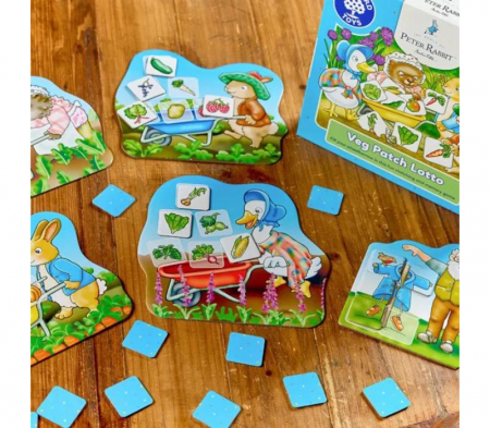 Joc educativ Loto Gradina Cu Legume Peter Rabbit [4]