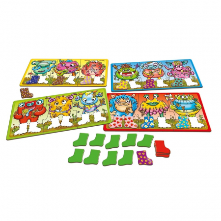 Jocuri educative - Joc educativ Orchard Toys - Cizmulitele de Cauciuc 