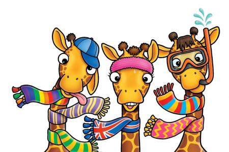 Joc educativ Orchard Toys Giraffes in Scarves [3]
